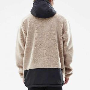 Sweat à capuche de ski oversize Sherpa pour homme Veste de neige imperméable et respirante avec poches zippées personnalisées Sports d'hiver pour homme - Product Image 4