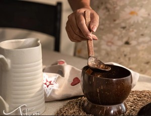 Premium Coconut Shell Bowl Natural Handmade Eco Friendly Durable Polished Reusable <b>Kitchen</b> Serving Dining Tableware Bowl - Product Image 5