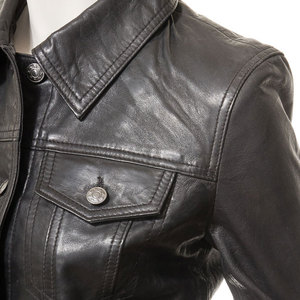 Wholesale <b>Women</b> Lambskin <b>Leather</b> Biker <b>Jacket</b> <b>Vintage</b> Moto Style OEM Custom <b>Women</b> <b>Leather</b> <b>Jacket</b> Real Cowhide Motorcycle Biker - Product Image 5