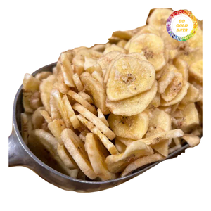 Chips de Plátano Dulces con Textura Crujiente, Bocadillo de Plátano Deshidratado - Product Image 4