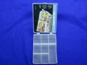 DK-615 8 Compartment Storage <b>Box</b> | Clear Plastic Storage <b>Box</b> with 8 Compartments Organizing Case for <b>Small</b> Items Desk Organizer - Product Image 5