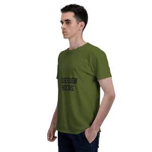 เสื้อยืดผ้าฝ้าย 100% แบบเรียบ ออกแบบโลโก้เองได้ เสื้อยืดพิมพ์ลายตามสั่งสำหรับผู้ชาย เสื้อยืดโอเวอร์ไซส์ 300 GSM สำหรับผู้ชาย - Product Image 2