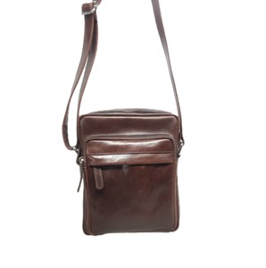 Fournisseur direct d'usine, sac bandoulière unisexe fait main pour hommes/femmes/garçons/filles, en cuir, exporté, fermeture éclair personnalisée, faible MOQ - Product Image 1