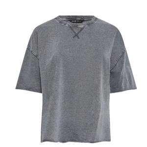 T-shirt pour femme, coupe slim, effet délavé, 100% coton/fibre de bambou, écologique, grandes tailles, tailles personnalisables, haute qualité, manches courtes - Product Image 6