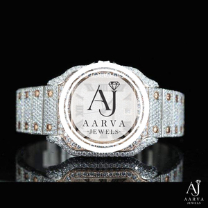 Reloj Mecánico con Incrustaciones de Diamantes, Esfera de Cristal, Estilo Pulsera, para Regalo y Moda - Product Image 1
