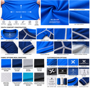 Maillots de bain à manches longues pour enfants et jeunes |   Violet Noir Vert Bleu Ciel Bourgogne |   Fabricant OEM ODM |   Vêtements de sport | - Product Image 4