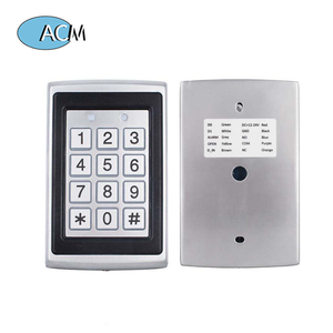 Clavier RFID en métal, lecteur de cartes 125KHz, système d'accès aux portes, contrôle d'accès par carte intelligente RFID - Product Image 2