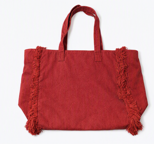 Sac fourre-tout en toile jaune, sac à main à bandoulière, grande capacité, pour les courses quotidiennes, la plage et les voyages - Product Image 4