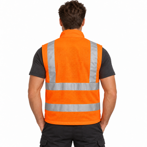 Chaqueta de seguridad industrial, chaleco reflectante de trabajo para hombres, construcción, minería, control de tráfico, protección para trabajo al aire libre - Product Image 2