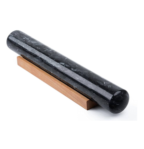 Rodillo de madera para amasar masa de mármol con soporte, fabricantes y proveedores de utensilios de cocina de lujo, rodillo para amasar. - Product Image 4