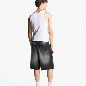 กางเกงขาสั้นเดนิมคุณภาพพรีเมียมปี 2026 แฟชั่นฤดูร้อนสไตล์สตรีทแวร์ 4 กระเป๋า ผ้าฝ้ายออร์แกนิค 100% รับผลิตแบบ OEM - Product Image 3