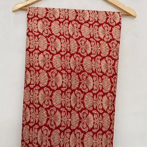 Vestido de Algodón 100% Ligero, Transpirable y Ecológico con Estampado Floral Rojo Hecho a Mano para Mujer y Niña, Éxito de Ventas 2026 - Product Image 1