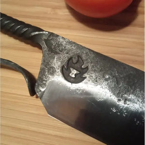 Cuchillo de Cocina Multifuncional Burraq, Hecho a Mano, Personalizado, Estilo Medieval, Forjado en Acero al Carbono, Hoja No Ajustable - Product Image 3