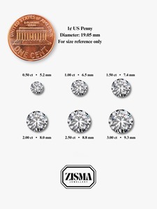 Zisma Jewellery AP-18 Diamant de laboratoire certifié IGI 1 carat VVS CVD, prix de gros, diamant en vrac taille Radiant, Poire, Coussin - Product Image 3