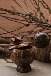 Classic <b>Coconut</b> Wood Teapot from Vietnam Handmade Tea Pot for Daily Tea Serving Table Decor and Gift Buyers Wholesale - Product Image 5