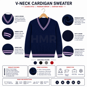 HMR Sisterhood Sorority Acrylic University Girls <b>Cardigan</b> <b>Sweater</b> Preppy Style Women Winter Wear <b>Sweater</b> - Product Image 6