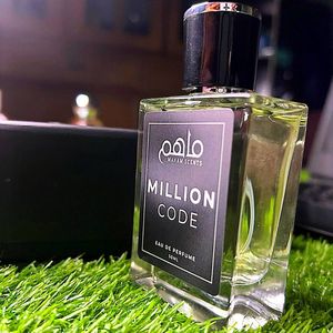 Parfum unisexe 50 ml, flacon en verre transparent, bouchon noir, spray aromatique longue durée, haute concentration EDP Million Code Eau De Parfum - Product Image 4