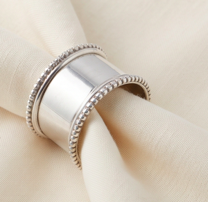 <b>Napkin</b> Rings Stainless Steel Metal <b>Silver</b> Glossy Finishing Suitable For Table Decoration Kitchen Item - Product Image 4
