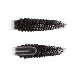 Indian Virgin Remy Human Hair U Part <b>Wig</b> Natural Black <b>Long</b> Curly for Lace Transparent Double Drawn - Product Image 1