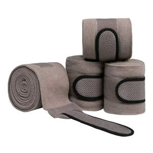 Vendas de vendas elásticas de lana duraderas más vendidas para entrenamiento, vendas ajustables para caballos de polo, para equitación y recuperación de lesiones. - Product Image 1