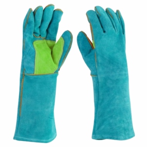 Gants de sécurité en cuir de vachette pleine fleur, texture lisse, protection individuelle, résistants à l'abrasion et aux flammes, pour le soudage - Product Image 5