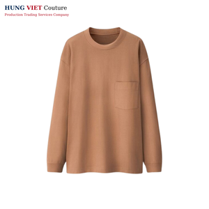 T-shirt d'extérieur Gorpcore à manches longues oversize unisexe vert olive - Product Image 5