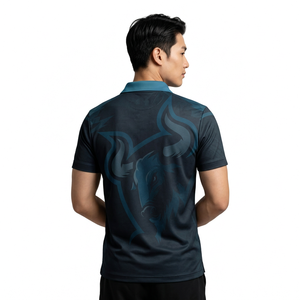 Polo personnalisé pour entraîneur de football américain – Manches courtes, sublimation premium, tenue sportive d'équipe - Product Image 2
