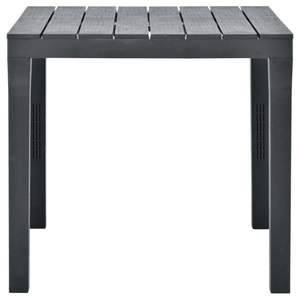 Ensemble de jardin en plastique anthracite de moyenne durabilité, un ajout durable et élégant à votre espace extérieur - Product Image 5