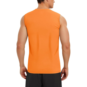 Nouveau style débardeur de sport décontracté à séchage rapide pour hommes, vente en gros, entraînement athlétique, respirant, sans manches, sous-vêtements - Product Image 3