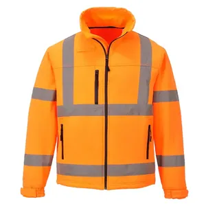 <b>Worker</b> Security Clothing Coat Mechanical Men Hi Vis Custom Construction Workwear Reflective Safety Work <b>Jacket</b> - Product Image 4