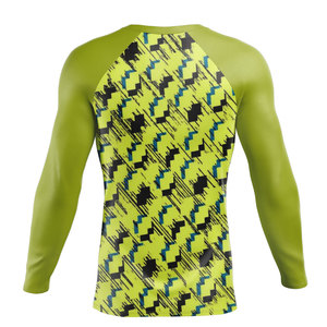 Custom logo Bodybuilding Training Top Raglan Sleeve Sports Tee Workout Quick Drying <b>Compression</b> Long Sleeves Gym t <b>Shirt</b> <b>for</b> <b>Men</b> - Product Image 2