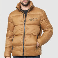 Veste d'hiver matelassée élégante pour homme VYPO SPORTS, à capuche, en nylon, fermeture éclair sur le devant, service OEM, coupe décontractée, écologique, légère