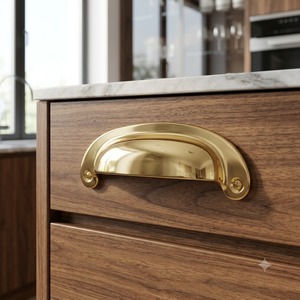 <b>French</b> Design Polished Hardware Other Material Pull Knob for Furniture Cabinet <b>Door</b> and Kitchen Bin Cup <b>Handles</b> - Product Image 3