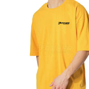 Camiseta Oversize Alpha Trend para Hombre, Corte Holgado, Estilo Urbano, Transpirable, de Algodón, Informal y Elegante - Product Image 2