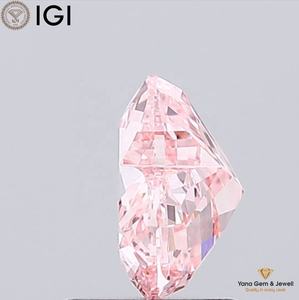 เพชร CVD ผลิตในห้องปฏิบัติการ น้ำหนัก 1.50 กะรัต รูปทรงหัวใจ ได้รับการรับรองจาก IGI สีชมพูสดใสพิเศษ ความสะอาดระดับ VVS2 เหมาะสำหรับจี้แบบโซลิแทร์สุดหรู - Product Image 5