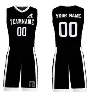 Uniforme de voleibol duradero para hombre, material de malla transpirable, conjunto ligero de camiseta y pantalones cortos para entrenamiento de equipos de voleibol - Product Image 1
