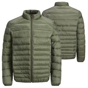 2026 New Design Stand Men's Puffer Jackets Wholesale Hot Sale Custom Padded <b>Bubble</b> <b>Coats</b> Winter Thick Warm - Product Image 6