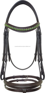 Têtière en cuir Latigo pour cheval, marron - Product Image 5