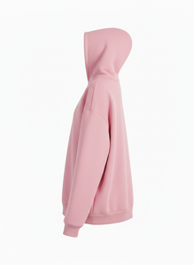 Hoodies surdimensionnés (col rond / épaules tombantes) avec impression puff, design personnalisé, nouveaux modèles OEM pour filles - Product Image 4