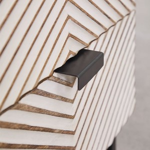 Mesita de noche rectangular Vandana Nova Vento 50x35 cm en madera de mango Alembe - Product Image 6