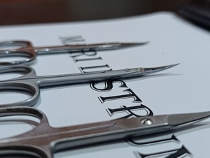 KDN.720 (155522) <b>Nail</b> Spring <b>Scissors</b> Sharp Arrow Pointed Tip Spring Loaded Cuticle <b>Scissors</b> Professional Micro Cuticle <b>Scissors</b> - Product Image 6