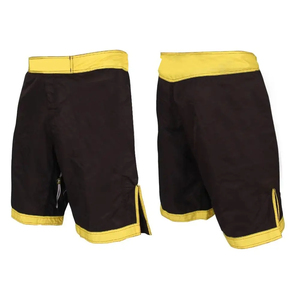 Pantalones Cortos de MMA Lisos para Hombre, al por Mayor, Cintura Elástica, Ecológicos, Resistentes a las Manchas, para Entrenamiento Físico, Artes Marciales, de Alta Calidad - Product Image 3