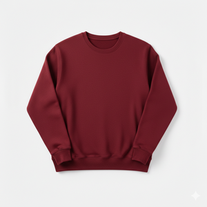 Ladies Winter Long Printed Oversized Sweatshirt Vintage Inspired Loose Silhouette Warm <b>Brushed</b> Terry Front Casual Everyday Wear - Product Image 1