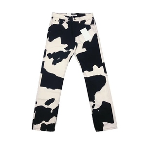 Pantalones de cuero con pelo para hombre, exclusivos, estilo western, de moda - Product Image 1