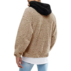 Ventes en gros de sweats à capuche personnalisés de haute qualité pour hommes, doublés en fourrure sherpa, par Mianbro Enterprises, sweats à capuche personnalisés - Product Image 3