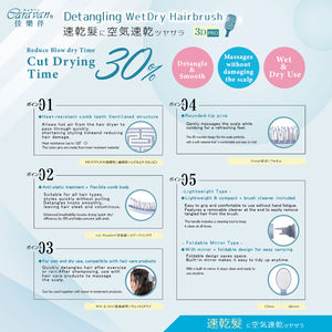 Peine para el Cabello Light Untangle de Secado Rápido y Ligero - Product Image 6