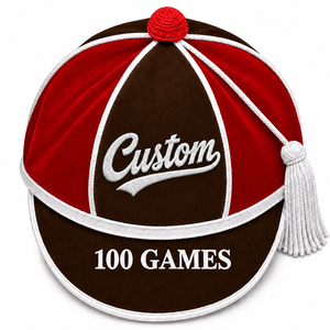 Casquette d'honneur en velours à 6 panneaux, broderie logo, pour cérémonies de remise de prix, remise de diplômes, festivals, casquette académique pour présentations - Product Image 4