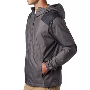 Chaqueta cortavientos con cuello levantado personalizada para hombre para primavera y otoño, chaquetas cortavientos informales para exteriores - Product Image 3