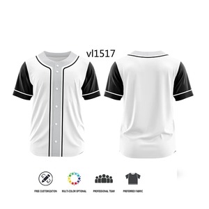 Custom Breathable <b>Baseball</b> Jersey Men Shirts Heat Transfer Print 100 Percent Polyester Custom Style - Product Image 4