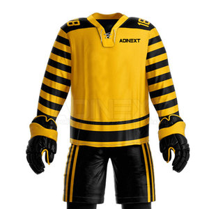 Vêtements de sport confortables et respirants, uniforme de hockey sur glace, taille plus, respectueux de l'environnement, unisexe, 100% polyester - Product Image 4